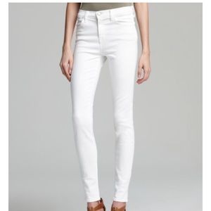J Brand Maria high rise skinny in Blanc